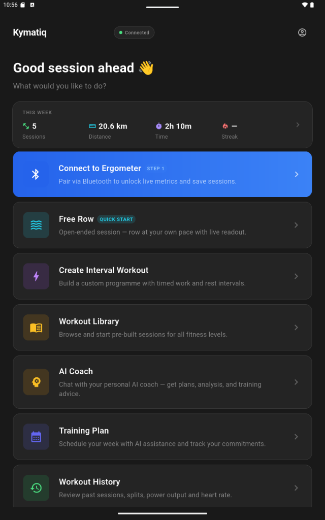 Training Dashboard